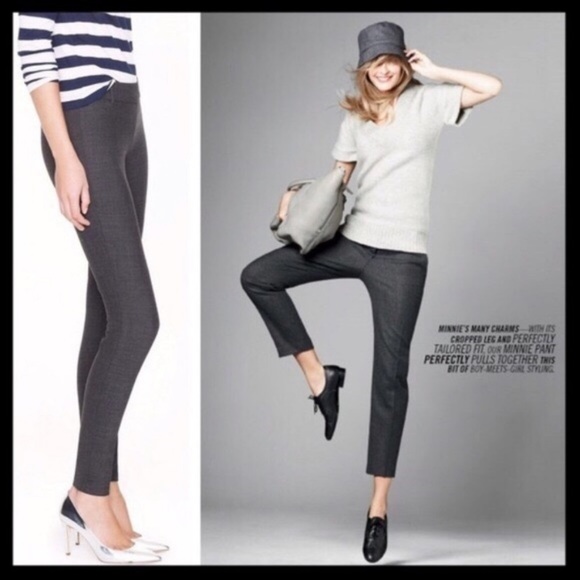 J. Crew Minnie Pants in Grey - Picture 8 of 9